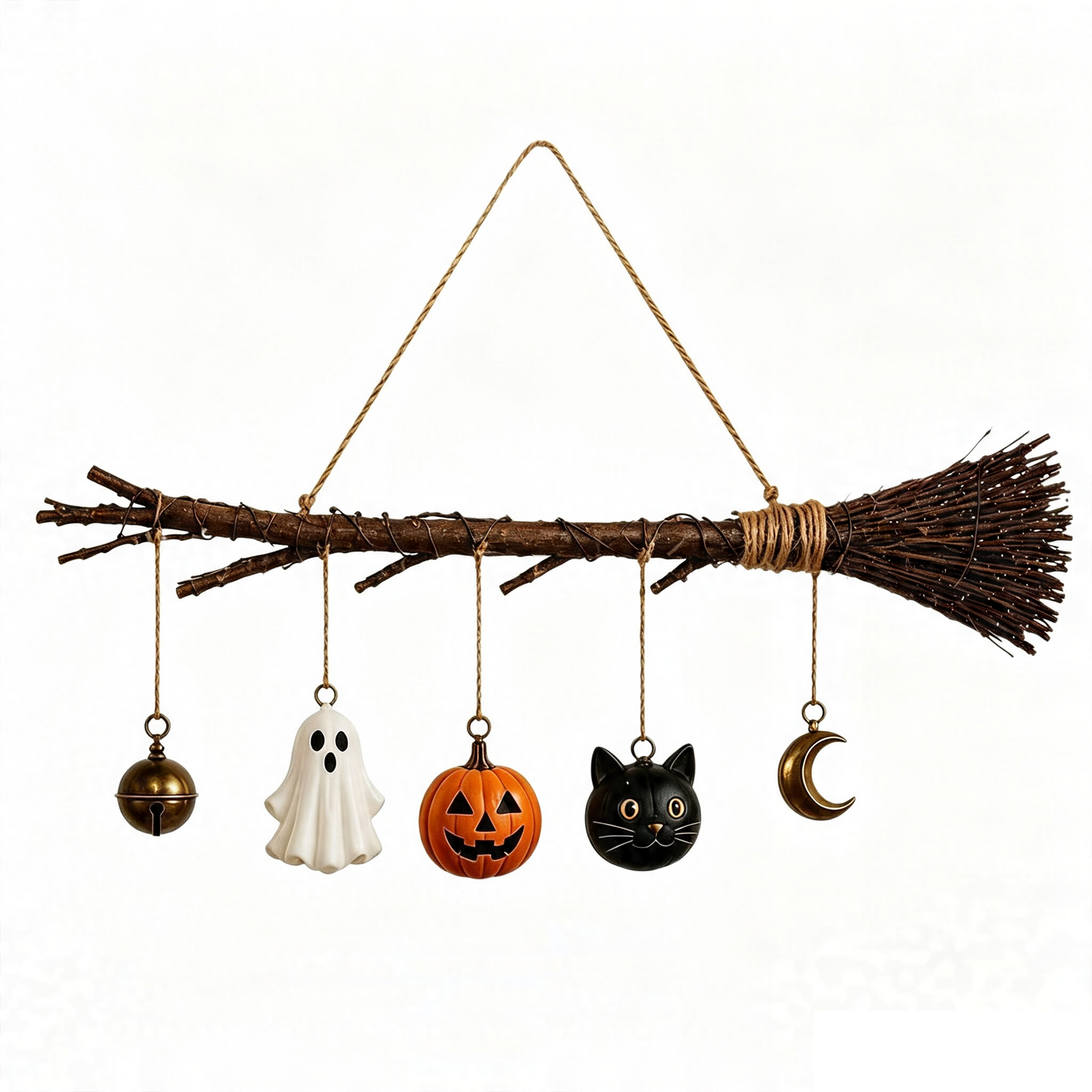 🎃Glowing Witch Broom Wall Hanging | The Perfect Halloween Accent for Any Space