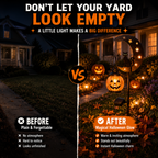 🔥50% OFF TODAY🔥 Solar Halloween Garden Stake Light 🎃👻 Spooky Outdoor Yard Decor for Garden, Porch & Pathway