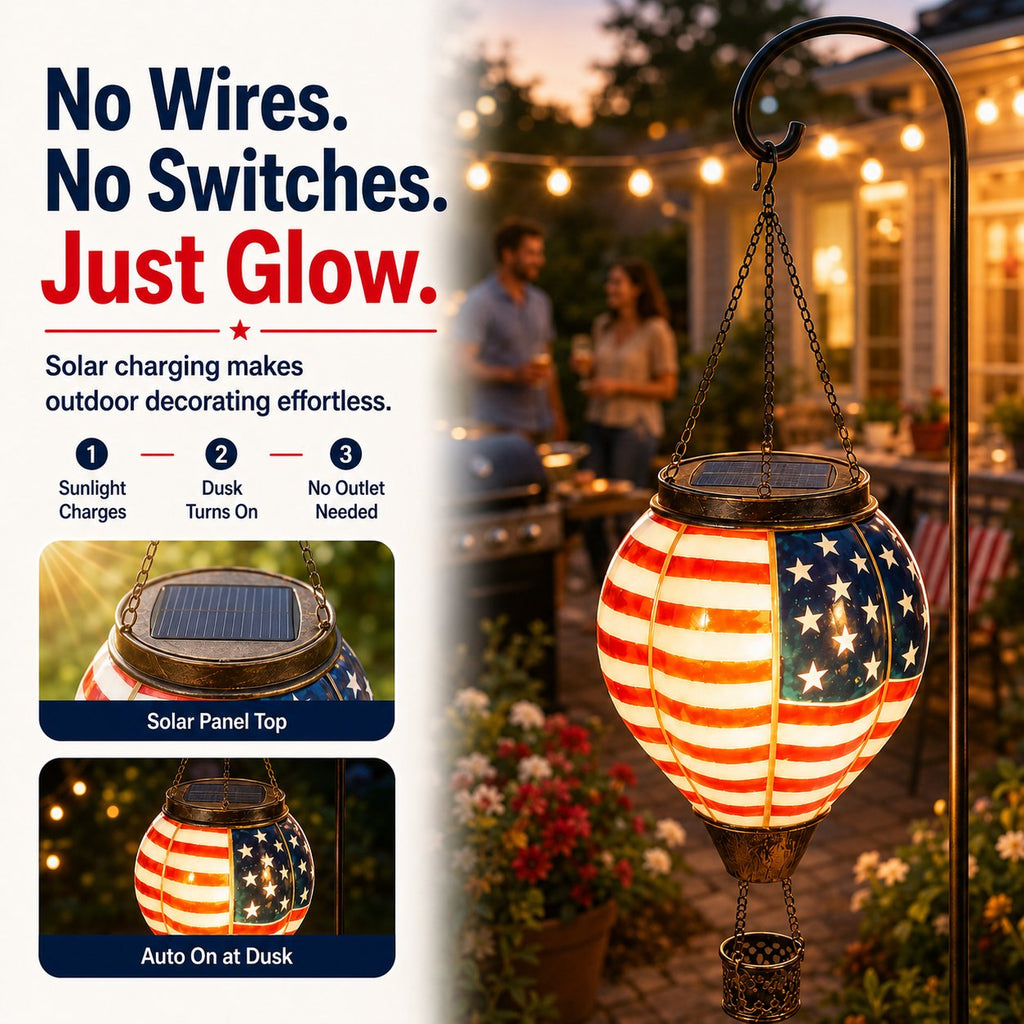 ✨ Limited Edition 🇺🇸 250th Anniversary Solar Lantern