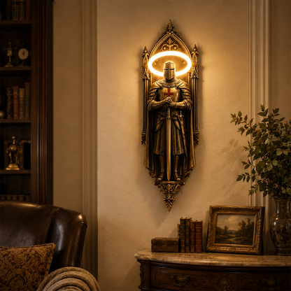 🛡️Illuminate Your Space With The Honor-Knight Wall Lamp✝️⚔️