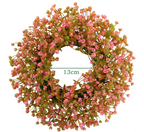 🌿 Artificial Floral Wreath 30cm | Spring Door Wall Decor