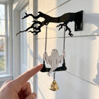 🎃🔥Halloween Sale 50% OFF🔥 Ghost Bat Metal Door Decoration