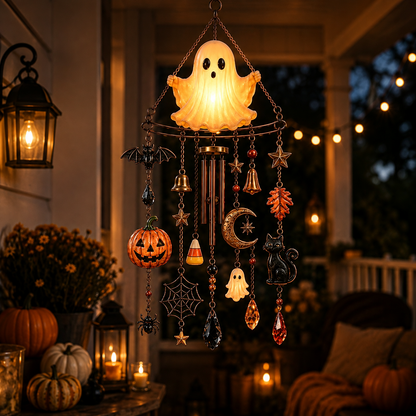 👻Haunted Glow Ghost Wind Chime