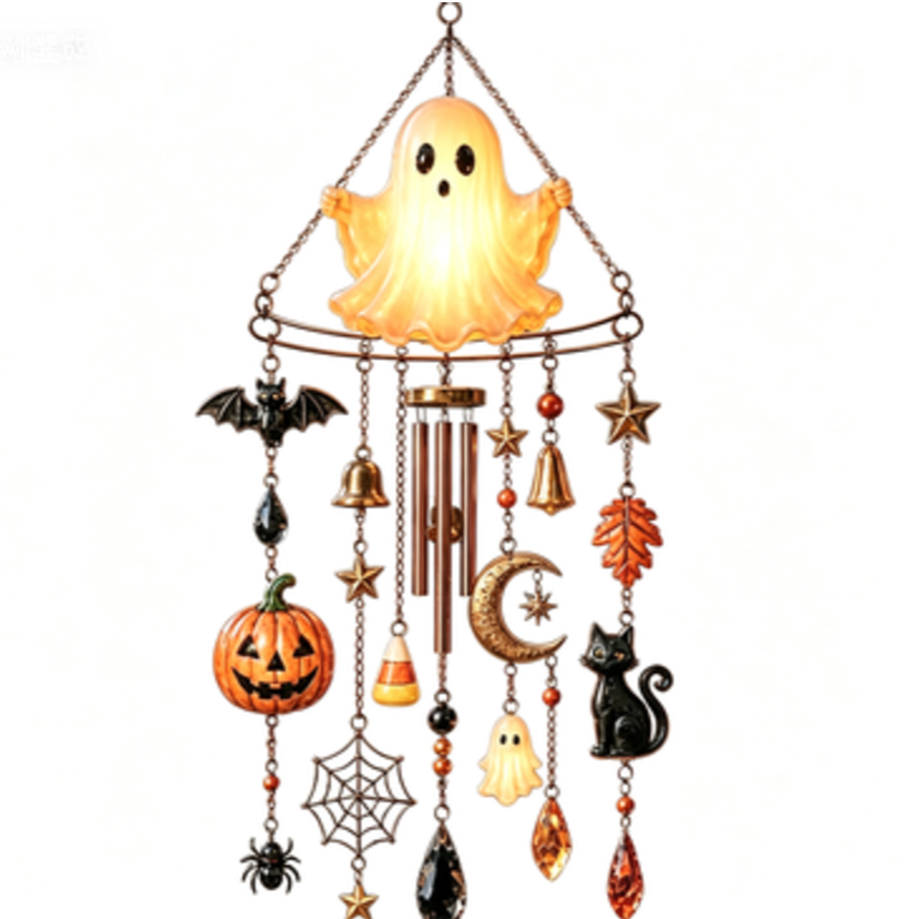 👻🔥Limited Time 50% OFF🔥 Haunted Glow Ghost Wind Chime