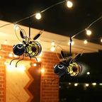 Hanging Solar Bee Garden Light 🐝 Cute Outdoor Lantern for Patio, Porch & Flower Beds