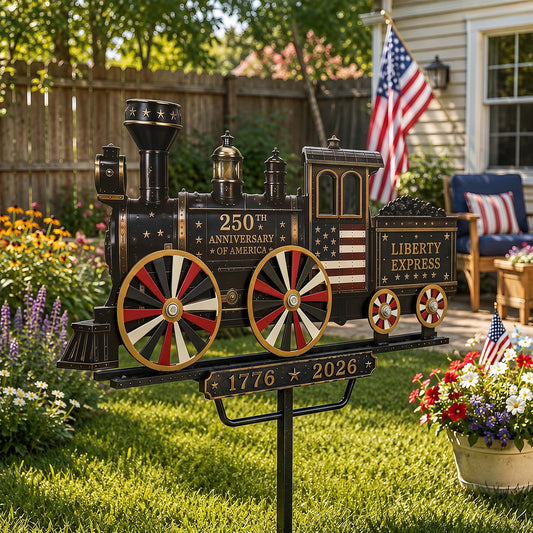 🚂USA 250 “Liberty Express” Train Garden Wind Spinner