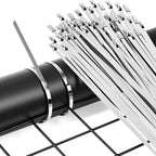 🔥Stainless Steel Cable Tie Gun with Metal Zip Ties