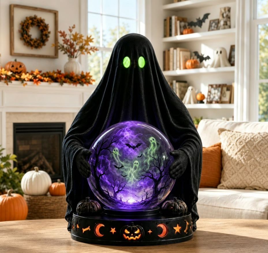 🎃🔥Halloween Sale 50% OFF |  ✨ Halloween Witch Lamp Resin Ornament