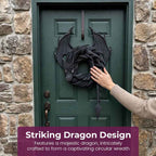 Handmade Dragon Wreath