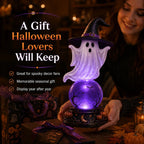 🔥 Last Day 49% OFF🎃Halloween Raven Crystal Ball Lighted Decor👻