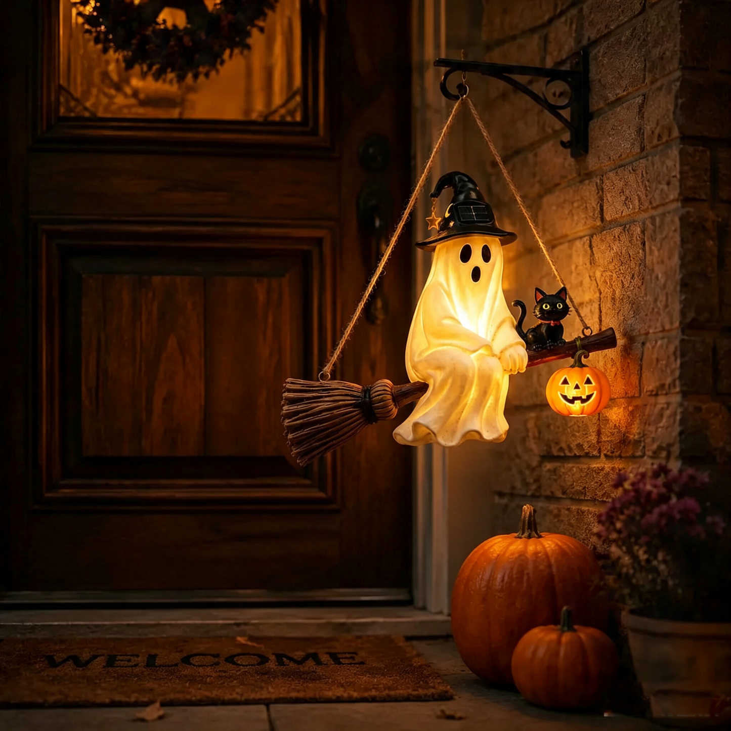 🎃👻 Skeleton Hand Welcome Sign | Eye-Catching Halloween Door Decoration