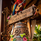 🔥Last Day 49% OFF Sola🔥-🐠 "Island Vibes Lover Paradise Welcome to Paradise" Tropical Wall Bell