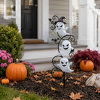👻 Solar Halloween Little Ghost Garden Stake Light