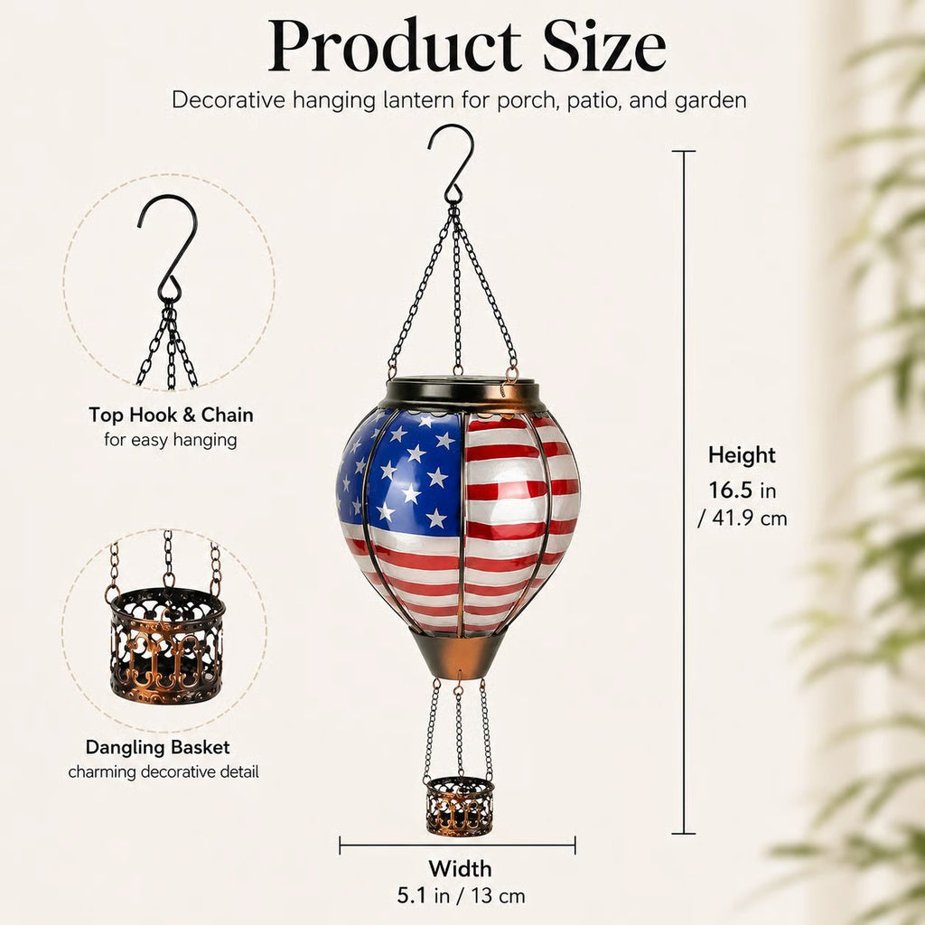 ✨ Limited Edition 🇺🇸 250th Anniversary Solar Lantern