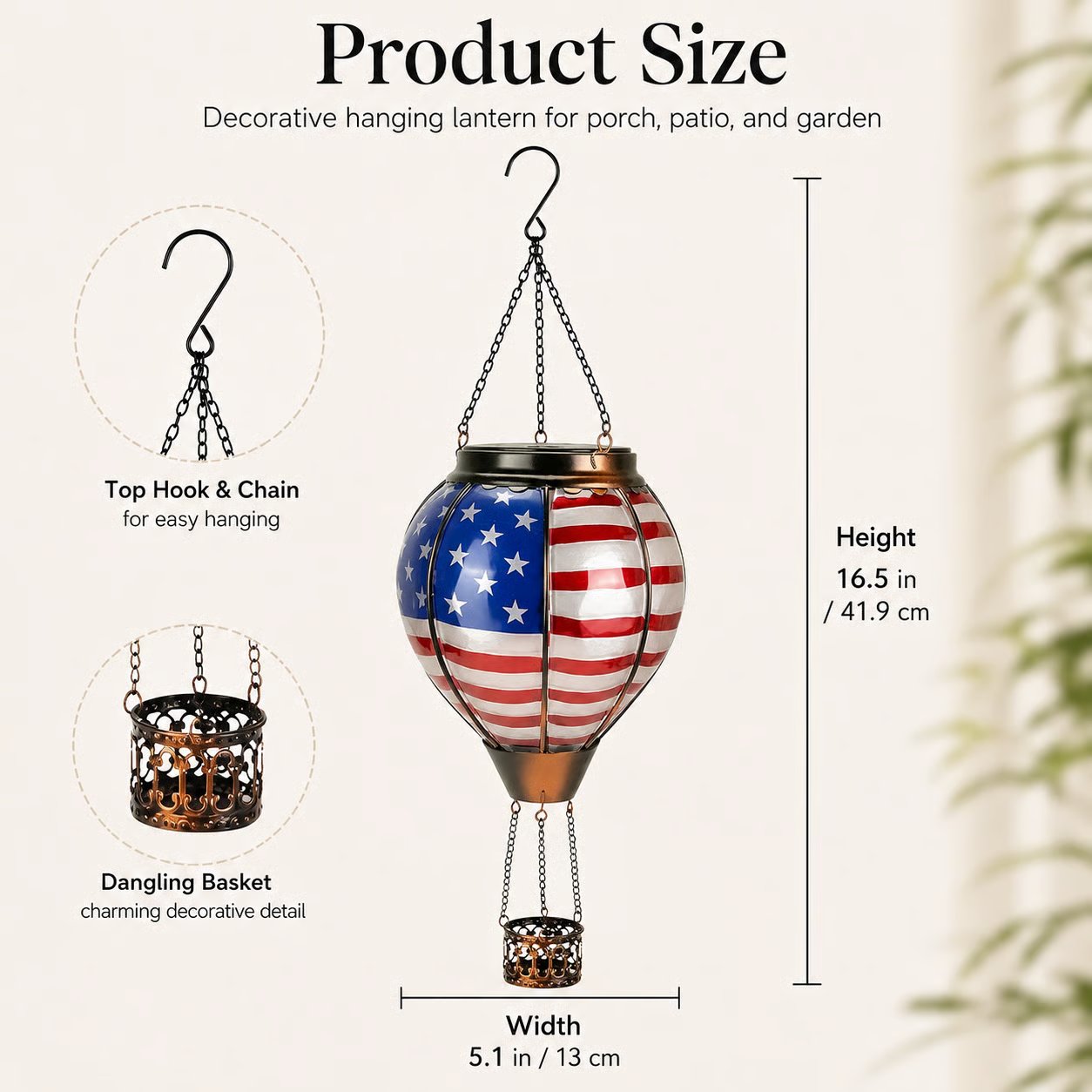 ✨ Limited Edition 🇺🇸 250th Anniversary Solar Lantern
