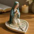 🙏Faith is priceless🙏Handcrafted Virgin Mary Rosary Holder🔥