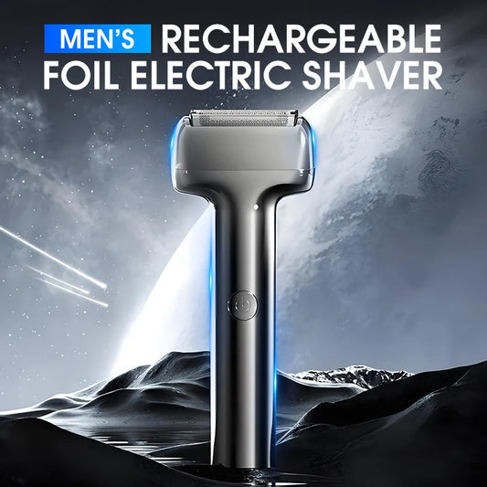 🪒men's Rechargeable Foil Electric Shaver ⚡🧔– Efficient Close Shaving, Cordless Portable Wet & Dry Beard Razor For Daily Grooming