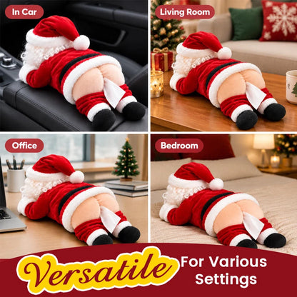 🎅🏻💛Funny Santa Butt Tissue Box