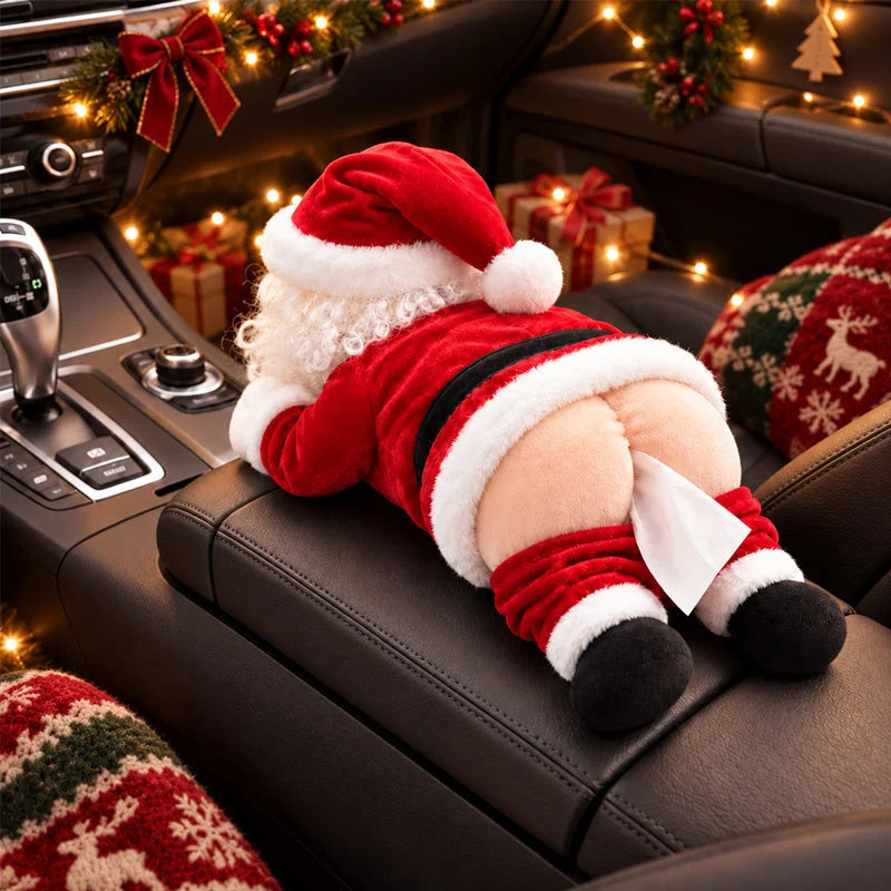 🎅🏻💛Funny Santa Butt Tissue Box