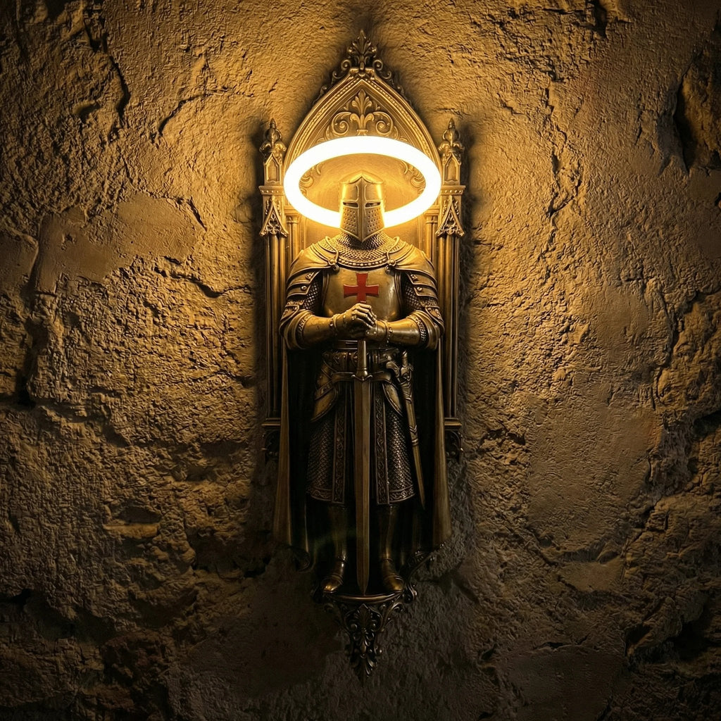 🛡️Illuminate Your Space With The Honor-Knight Wall Lamp✝️⚔️