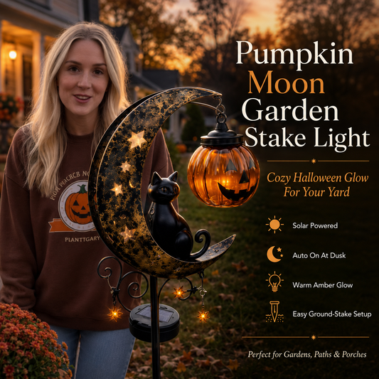 🎃Solar Halloween Garden Stake Light 🌙Spooky Outdoor Yard Decor for Garden, Porch & Pathway