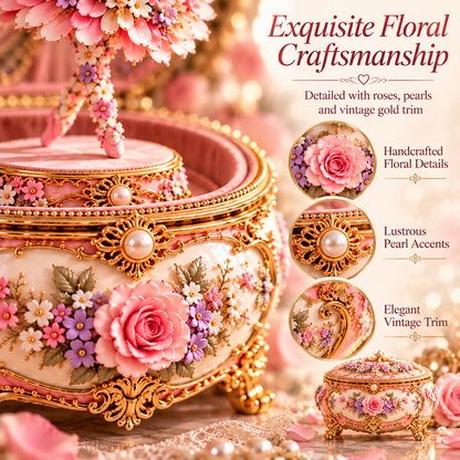 🌸 Last Day 50% OFF Floral Ballerina Music Box – A Romantic Keepsake With a Magical Butterfly Reveal 🦋