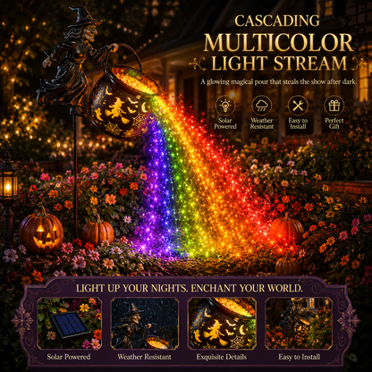 🌟2026 NEW HOT SALE 49% OFF🎃Halloween Witch Cauldron Garden Light