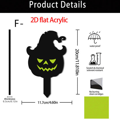🎃Luminous Acrylic Pumpkin Garden Stake