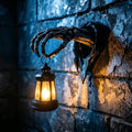 🔥🕯️Light Up The Dark Side-Skeleton Hand Wall Lantern💀🖤