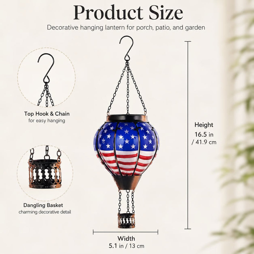 ✨ Limited Edition 🇺🇸 250th Anniversary Solar Lantern