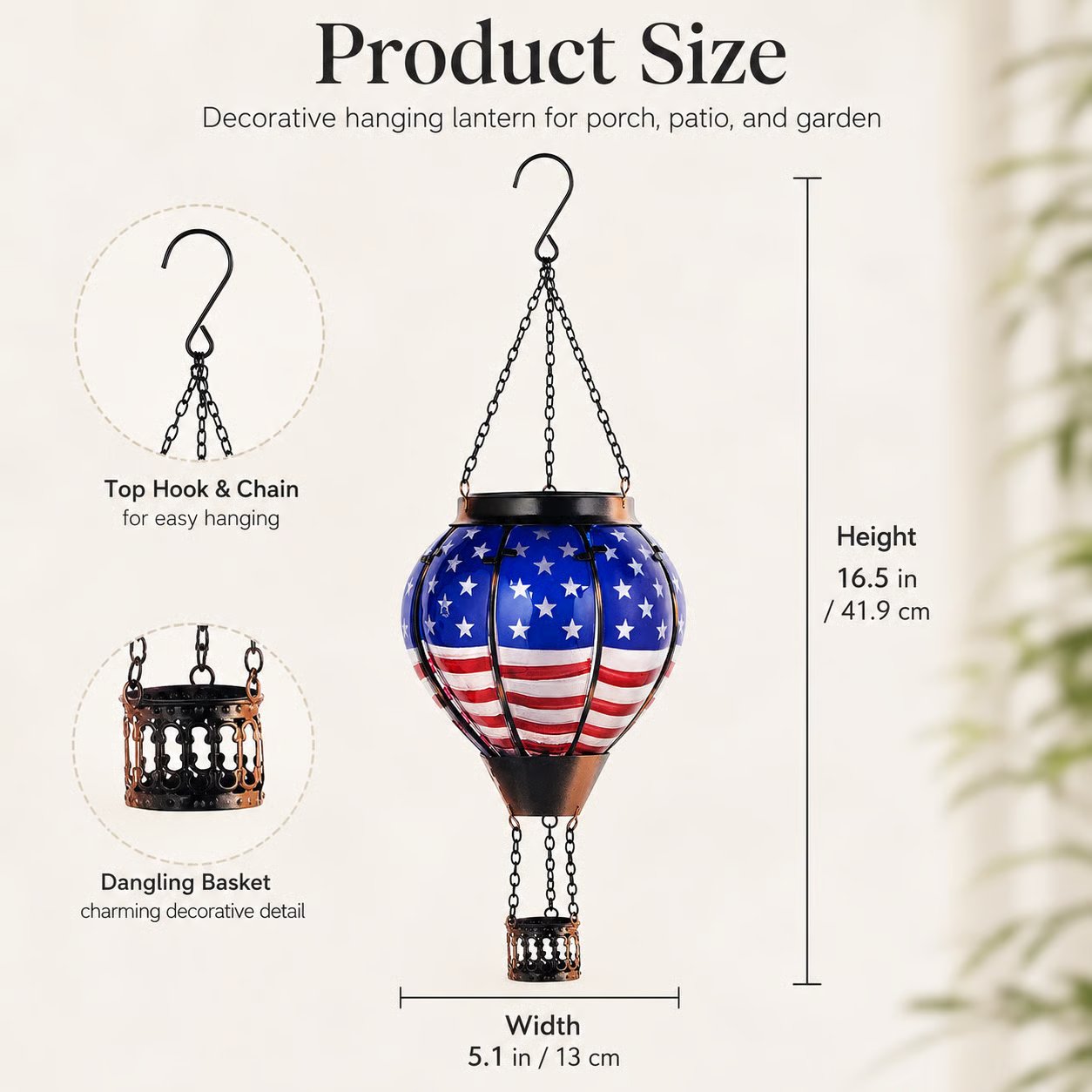 ✨ Limited Edition 🇺🇸 250th Anniversary Solar Lantern