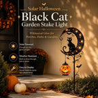 🌙 Today Only 49% OFF👻 Solar-Powered Black Cat Stake Light（副本）