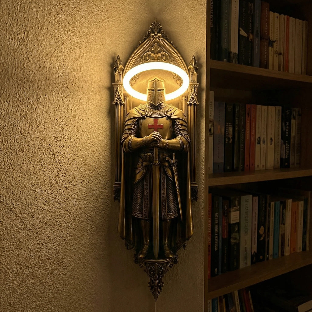 🛡️Illuminate Your Space With The Honor-Knight Wall Lamp✝️⚔️