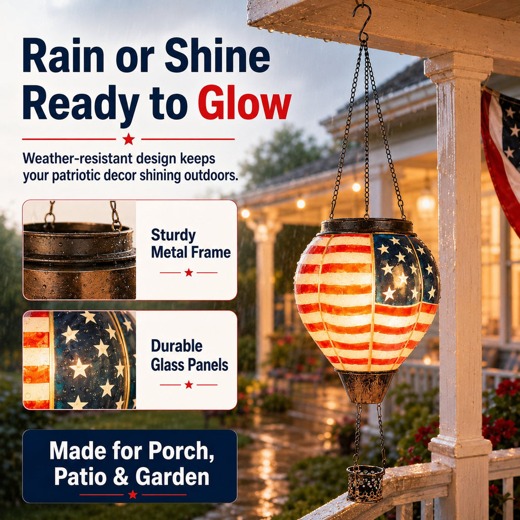 ✨ Limited Edition 🇺🇸 250th Anniversary Solar Lantern