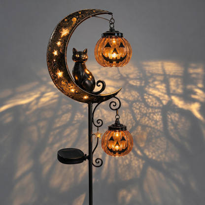 🎃Solar Halloween Garden Stake Light 🌙Spooky Outdoor Yard Decor for Garden, Porch & Pathway