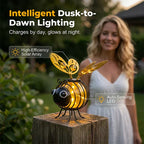 Hanging Solar Bee Garden Light 🐝 Cute Outdoor Lantern for Patio, Porch & Flower Beds